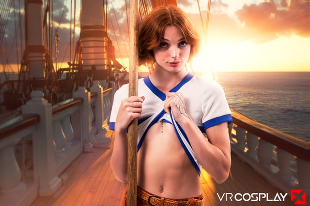 One Piece Nami A XXX Parody Shrooms Q VRCosplayX — photo 12