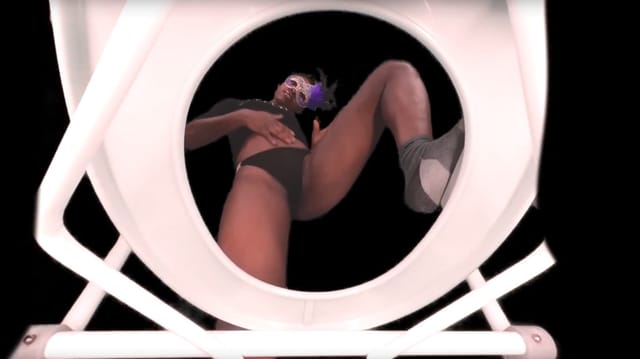 Janitors Fantasy Vol 2 Ebony Toilet POV Ass Worship Lovely Flowers Ebony VR Solos — photo 5